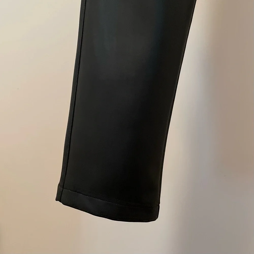 Avec Les Filles Faux Leather Pants in Black - Picture 4 of 11